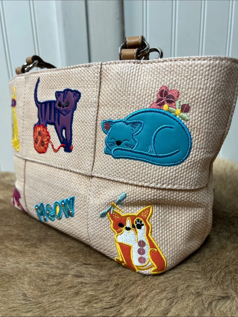 Rosetti Cute Kitten Cat Handbag Purse